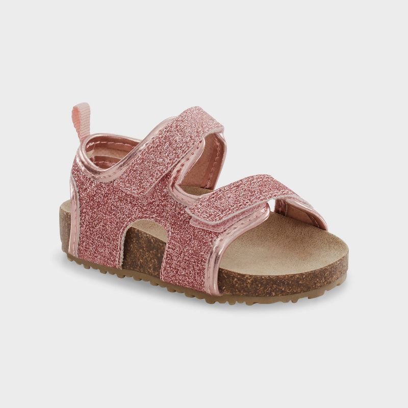 Carter's Just One You® Toddler Girls' First Walker Cork Sandals - Pink, 1 of 6