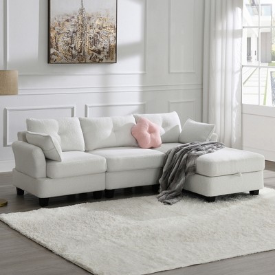 Target l cheap shaped couch