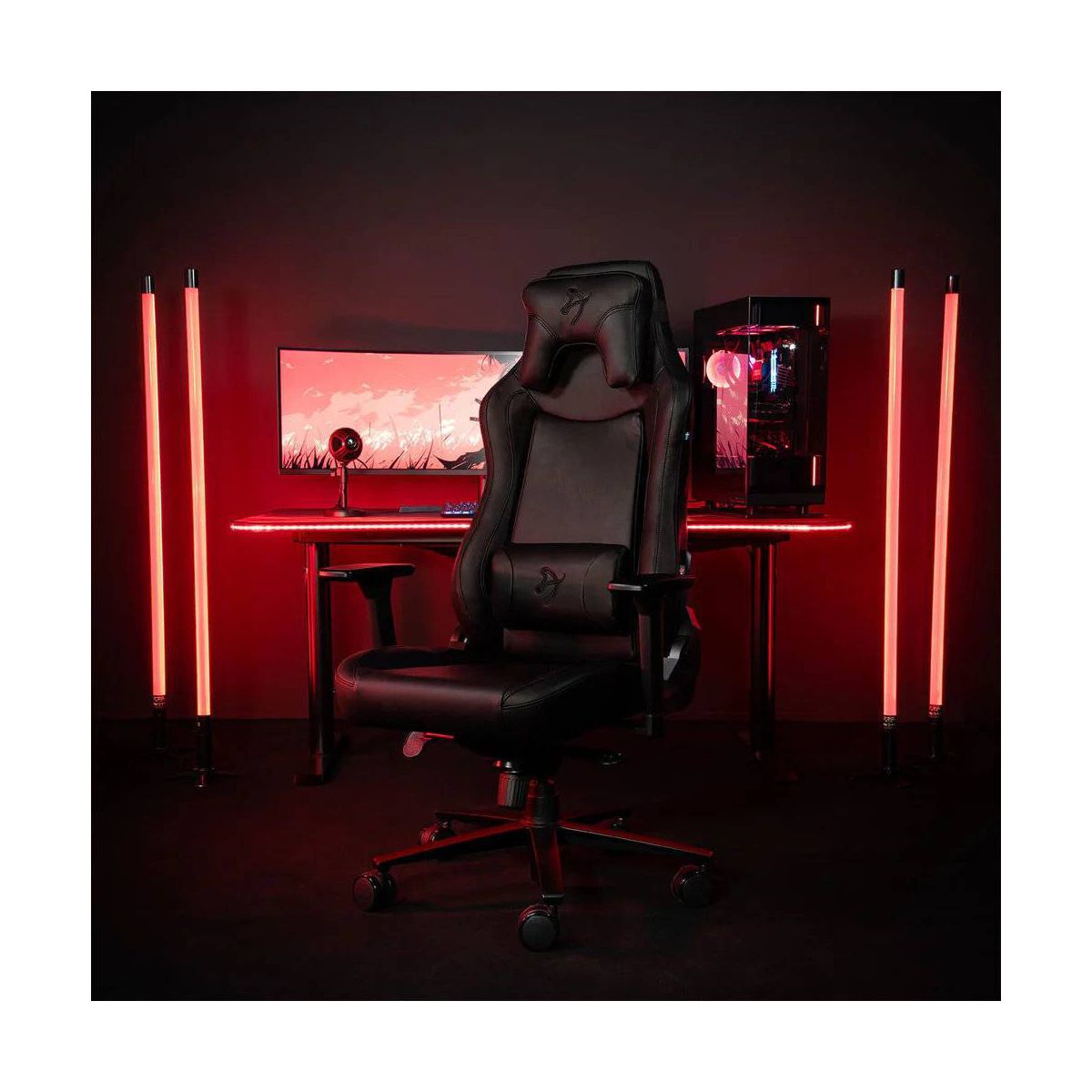 Arozzi Vernazza Soft PU Leather Ergonomic Office and Gaming Chair with High Backrest Recliner Swivel and Neck Support - thumbnail 10