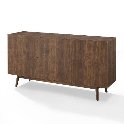 Lucas Walnut Mid-Century Modern Sideboard with Drawers