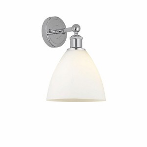 Bristol Glass - 1 Light Wall Sconce In Industrial Style-12 Inches Tall and 7.5 Inches Wide - 1 of 1