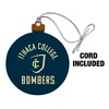 Ithaca College Bombers Logo Wood Christmas Tree Holiday Ornament - 2 of 4