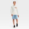 Boys' Mustang Graphic Pullover Hooded Sweatshirt - Off-White - 4 of 4