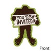 Big Dot of Happiness Sasquatch Crossing - Shaped Fill-In Invitations - Bigfoot Party or Birthday Party Invitation Cards with Envelopes - Set of 12 - 3 of 4