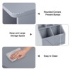 Homhougo Kids Toy Storage Organizer, Kids Bookshelf and Toy Storage, Toddlers Bookshelf Toy Organizer Gray - 3 of 4