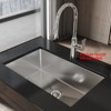Cobbe Nano gray 30" Undermount Workstation Kitchen Sink, Stainless Steel Modern Single Bowl Kitchen Sink - 2 of 4