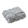 VCNY 50"x60" Charlotte Tufted Diamond Cotton Throw Blanket: Hypoallergenic, Machine Washable - 2 of 4