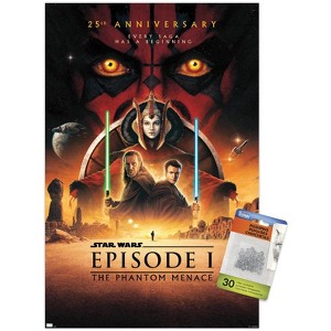 Trends International Star Wars: The Phantom Menace - 25th Anniversary One Sheet Unframed Wall Poster Prints - 1 of 4