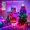 FAAYFIAN 66 ft 200-LED Color Changing Christmas Fairy Lights, Plug-In RGB String Lights with Music Sync & Timer - 2 of 4