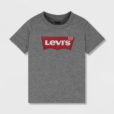 levi's white t shirt red logo