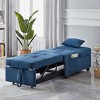 Sofa Bed 3 In 1 Multi-Function Folding Breathable Linen Couch Bed For Apartment Living Room Small Room Bed Chair - 2 of 4
