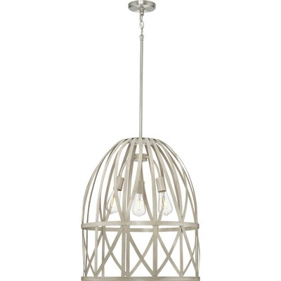 Chastain 3-Light Bleached Oak Farmhouse Pendant