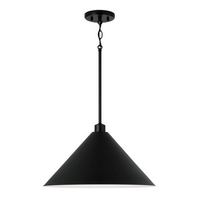 Capital Lighting Alden 1 - Light Pendant in  Matte Black