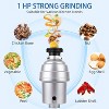 Continuous Feed Garbage Disposal with 4-Stage Grinding, 5-Layer Soundproof, Overload Protection, Easy Install, for Kitchen Sink - 2 of 4