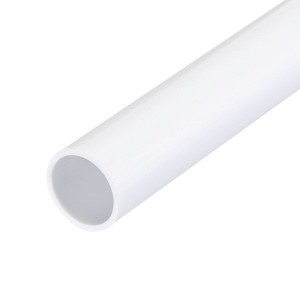 Unique Bargains PVC Water Plumb Crafts Cable Sleeve Rigid Round Pipes 14" Length - 1 of 4