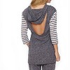 Women's Summer Vacation Tunic With Hoodie & Open Back - Felina - 2 of 2