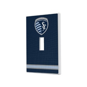 MLS Western Conference Teams Stripe Hidden-Screw Light Switch Plate for Single Toggle - 1 of 4