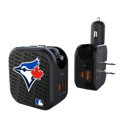 MLB American League Teams Text Backdrop 18-Watt 2 in 1 USB A/C Charger
