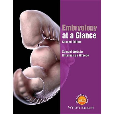 Embryology at a Glance - (At a Glance) 2nd Edition by  Samuel Webster & Rhiannon De Wreede (Paperback)