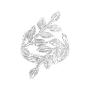 Silpada 'Be Leaf' Sterling Silver Ring - 1 of 4
