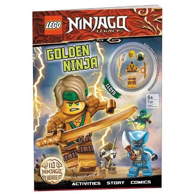 Lego Ninjago: Golden Ninja - (Activity Book with Minifigure) by  Ameet Publishing (Mixed Media Product)