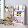 LIVAREEmlen 3 Tier Book Shelf,Book Rack, Helps Keep Bedrooms, Playrooms, and Classrooms Organized - 2 of 4