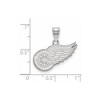 Black Bow Jewelry Sterling Silver Detroit Red Wings NHL Medium Pendant - 2 of 3