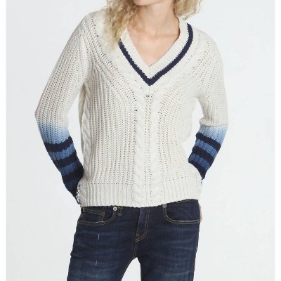 Women's Dip Dyed Vee Sweater - LABEL+thread
