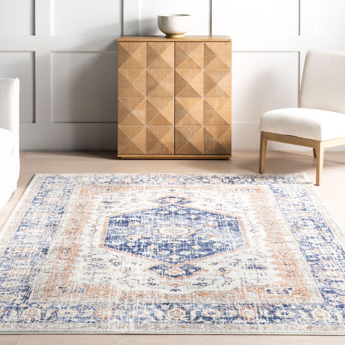 Nuloom Jacquie Vintage Floral Indoor Area Rug - thumbnail 4