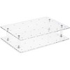 Blue Panda Clear Acrylic Cake Pop Stand, 24 Holes, 9 x 5.9 Inches, Lollipop Holder for Dessert Table, Ideal for Party Displays - 3 of 4