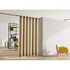 Legacy Decor Blackout Room Divider Panel Privacy Partition Heavyweight Premium Fabric Thermal Insulated Grommet Top - 3 of 4