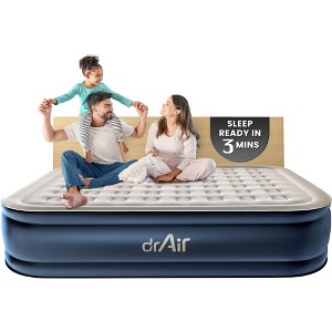 Dr. Air 18” Air Mattress with Electric Pump, Waterproof Velvety Top and Carry Bag - 1 of 4