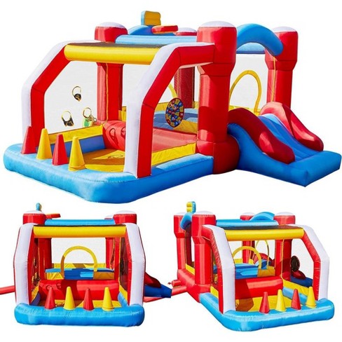 Syncfun Inflatable Bounce House, Jumping Castle Slide With Play Area ...