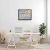 Stupell Industries Be the Sunshine Positivity Floating Frame Canvas Art, Black, 31" x 25" - 3 of 4