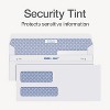 Quality Park Reveal-N-Seal Self Seal Security Tinted #10 Double Window Envelope 4 1/8" x 9 1/2" - 3 of 4