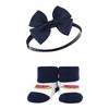 Hudson Baby Infant Girls Headband and Socks Giftset, Watermelon, One Size - 3 of 4