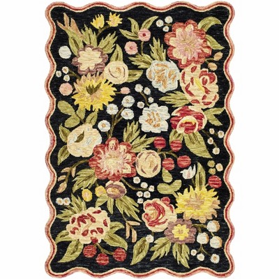 Hauteloom Alodia Wool Living Room, Bedroom Area Rug - Bohemian, Transitional