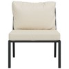 VidaXL Patio Chairs with Sand Cushions 2 pcs 23.6 in.x29.1 in.x31.1 in. Steel - 4 of 4