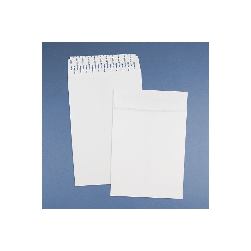 JAM Paper 6 x 9 Open End Catalog Envelopes with Peel and Seal Closure White 356828777B, 4 of 5