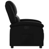 vidaXL Black Faux Leather Reclining Armchair - 4 of 4