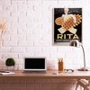 Stupell Industries French Waffle Man Vintage Dessert Advertisement Gallery Wrapped Canvas Wall Art, 30 x 40 - 2 of 4