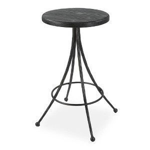 Uttermost Sona Black Counter Stool - 1 of 4