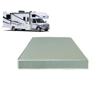 Continental Sleep, 4-Inch High-Density Foam Vinyl RV Mattress Replacement, Good for Trailers, Camper Vans and other Furniture Application, Green