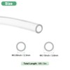 Unique Bargains Clear Tube Flexible Lightweight Low Pressure Industrial Tubing 1 Pc - 3 of 4