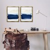 Stupell Industries Coastal Brushstrokes Abstract Beach 2pc Floating Frame Art Set - 2 of 4