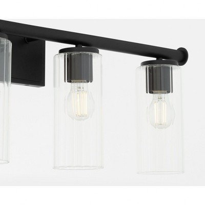 Quorum Lighting Mercier 4 - Light Vanity in  Matte Black