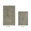 Lux Premium 100% Cotton Tufted Solid Reversible 2 PC Bath Rug Set – Ultra-Soft, Water-Absorbent, Durable, Machine Washable Bathroom Rug - 2 of 4