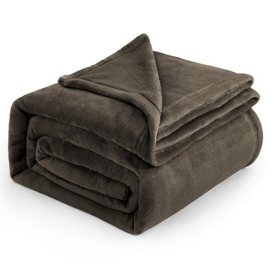 Bedsure | Flannel Blanket Solid 280GSM Soft Fuzzy Plush  Bed Blanket