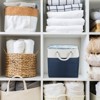 Unique Bargains Collapsible Fabric With Handles Organizing Storage Baskets 4 Pcs - 4 of 4