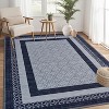 Fulvari Washable Modern Area Rugs for Living Room Abstract Soft Non-Slip Low-Pile Rug for Bedroom Dining Room Entryway - 2 of 4